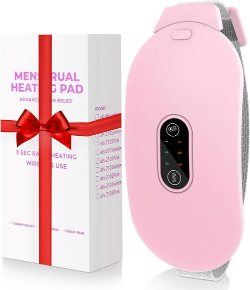  Period Cramp Massager Portable Cordless Heating Pad